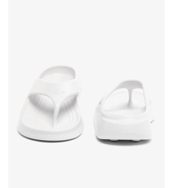 LACOSTE「レディース MEDUZ FLIP-FLOP 1261 CFA / 厚底 軽量 トングサンダル」|サンダル|オフホワイト