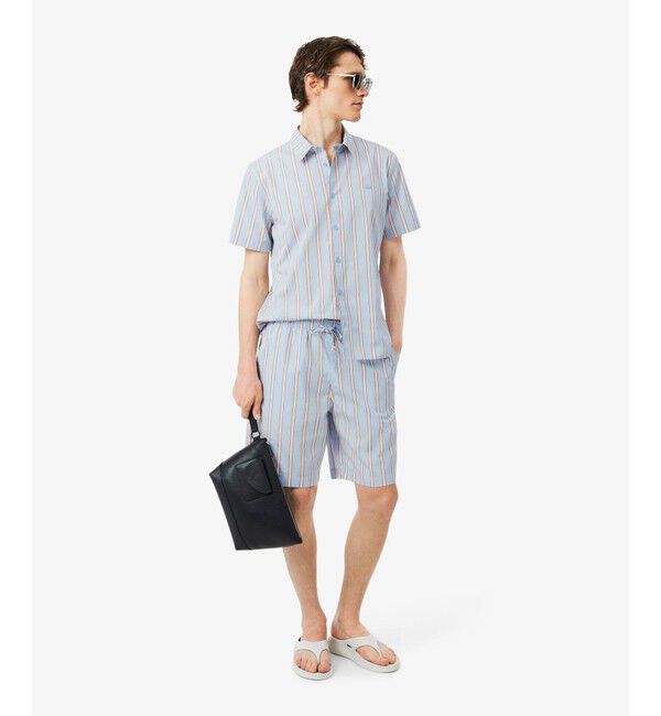 LACOSTE「マルチカラーストライプポプリンシャツ」|シャツ・ブラウス|