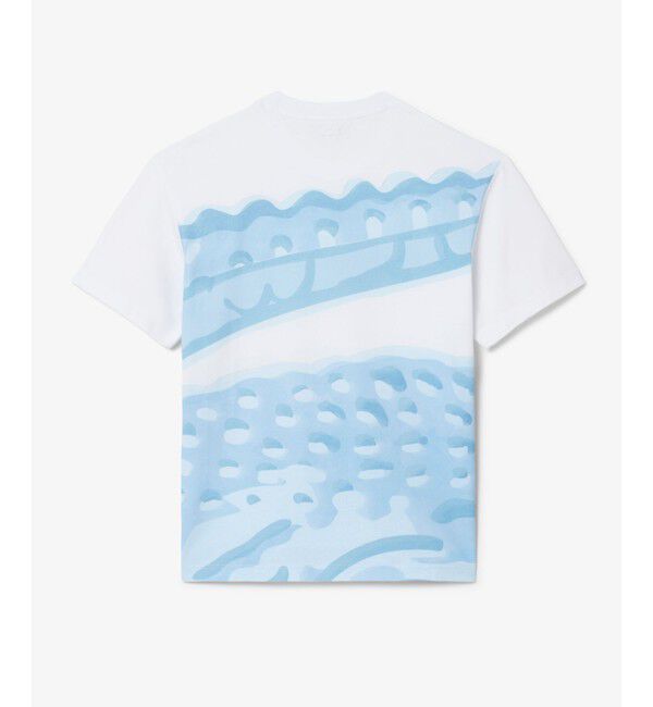 LACOSTE「クローズアップワニロゴプリントTシャツ」|Tシャツ・カットソー|