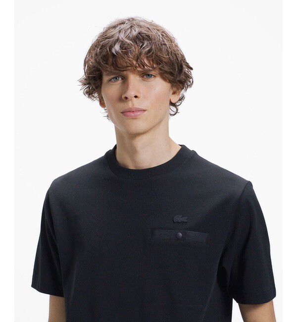 LACOSTE「グログランポケットワントーンTシャツ」|Tシャツ・カットソー|