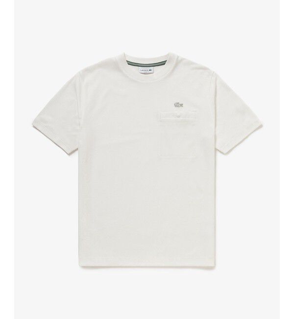 LACOSTE「グログランポケットワントーンTシャツ」|Tシャツ・カットソー|