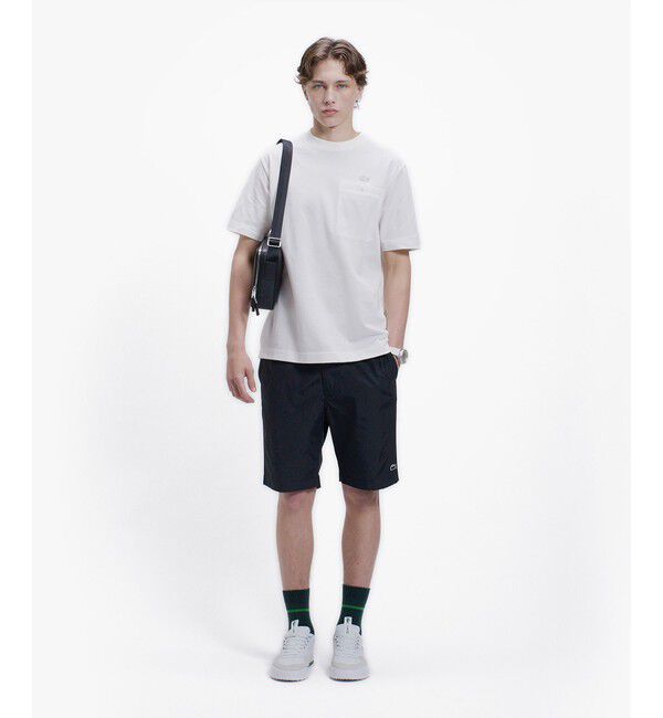 LACOSTE「グログランポケットワントーンTシャツ」|Tシャツ・カットソー|
