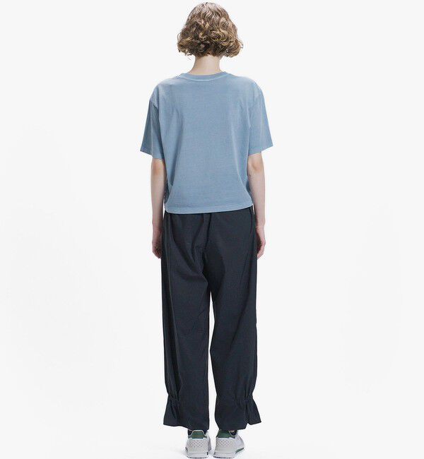 LACOSTE「裾ギャザーストレッチワイドパンツ」|その他|