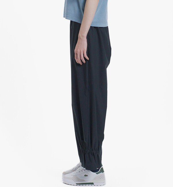 LACOSTE「裾ギャザーストレッチワイドパンツ」|その他|