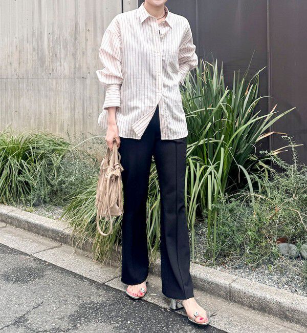 NOLLEY'S sophi「《撥水》カットジョーゼットスリットパンツ」|その他|