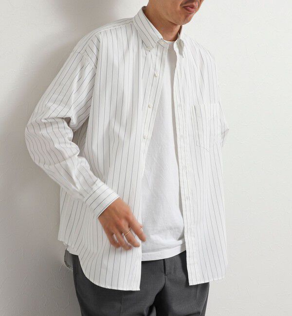 NOLLEY'S goodman「【THOMAS MASON/トーマス・メイソン】ボタンダウンシャツ 26AW」|シャツ・ブラウス|ホワイト系その他