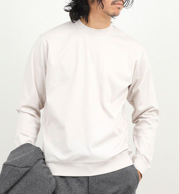 NOLLEY'S goodman「《ビジカジ対応》シルケットスムース クルーネック ドレスロンT 26AW」|Tシャツ・カットソー|