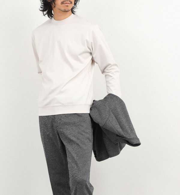 NOLLEY'S goodman「《ビジカジ対応》シルケットスムース クルーネック ドレスロンT 26AW」|Tシャツ・カットソー|