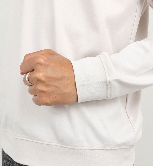 NOLLEY'S goodman「《ビジカジ対応》シルケットスムース クルーネック ドレスロンT 26AW」|Tシャツ・カットソー|