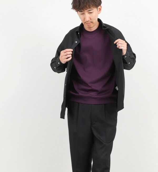 NOLLEY'S goodman「《ビジカジ対応》シルケットスムース クルーネック ドレスロンT 26AW」|Tシャツ・カットソー|