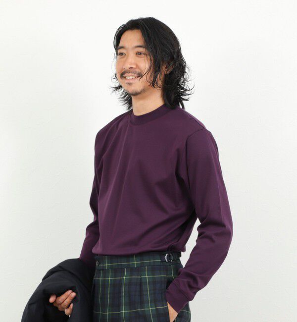 NOLLEY'S goodman「《ビジカジ対応》シルケットスムース クルーネック ドレスロンT 26AW」|Tシャツ・カットソー|