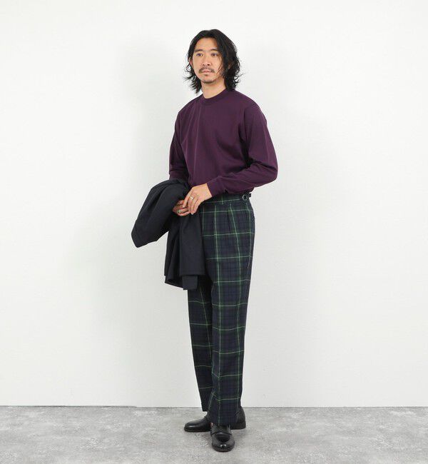 NOLLEY'S goodman「《ビジカジ対応》シルケットスムース クルーネック ドレスロンT 26AW」|Tシャツ・カットソー|