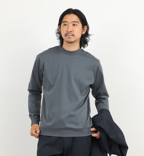 NOLLEY'S goodman「《ビジカジ対応》シルケットスムース クルーネック ドレスロンT 26AW」|Tシャツ・カットソー|