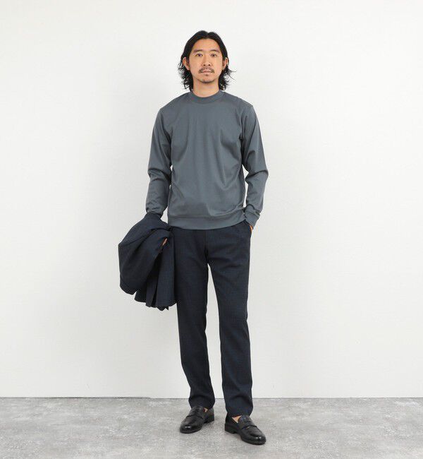 NOLLEY'S goodman「《ビジカジ対応》シルケットスムース クルーネック ドレスロンT 26AW」|Tシャツ・カットソー|