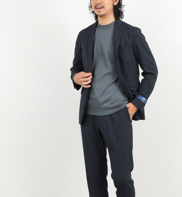 NOLLEY'S goodman「《ビジカジ対応》シルケットスムース クルーネック ドレスロンT 26AW」|Tシャツ・カットソー|