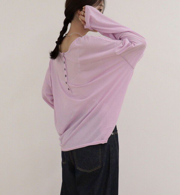 fredy emue「ヘンリー2WAYルーズロンTシャツ」|Tシャツ・カットソー|
