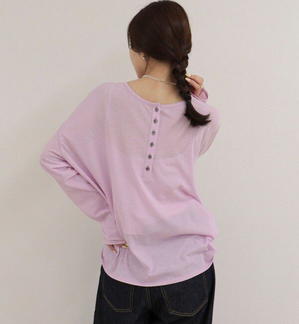 fredy emue「ヘンリー2WAYルーズロンTシャツ」|Tシャツ・カットソー|