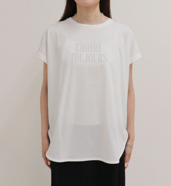 fredy emue「【UVカット/接触冷感】フレンチロゴＴシャツ」|Tシャツ・カットソー|