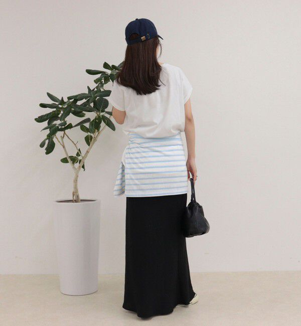 fredy emue「【UVカット/接触冷感】フレンチロゴＴシャツ」|Tシャツ・カットソー|