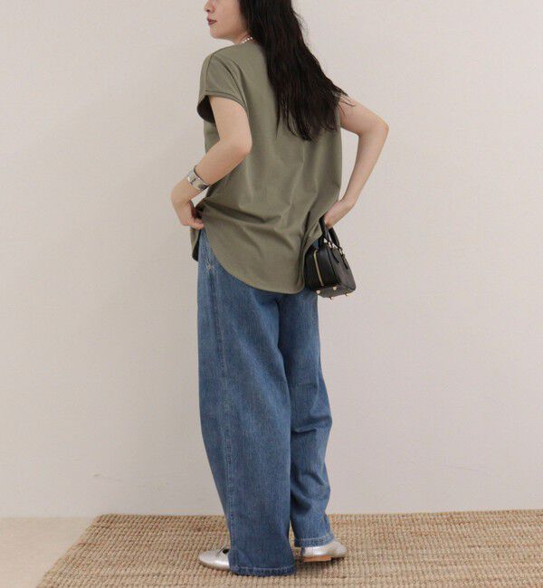 fredy emue「【UVカット/接触冷感】フレンチロゴＴシャツ」|Tシャツ・カットソー|