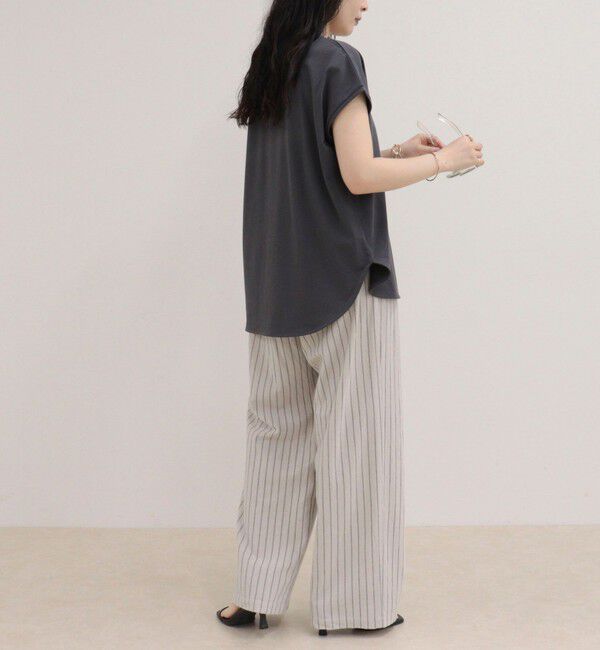 fredy emue「【UVカット/接触冷感】フレンチロゴＴシャツ」|Tシャツ・カットソー|