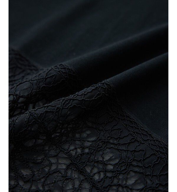 SALON adam et rope'「アラベスクスカラップレースTシャツ」|Tシャツ・カットソー|