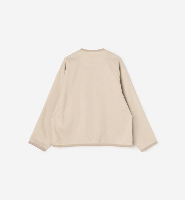 DANTON「DANTON | リネンポリエステル シャツカーディガン WOMEN」|シャツ・ブラウス|