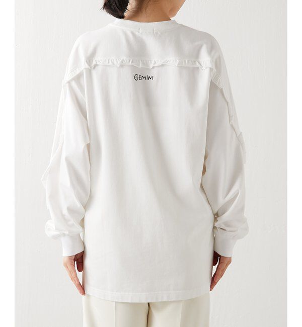 GEMINI「【GEMINI】 バックフリルカットソー」|Tシャツ・カットソー|