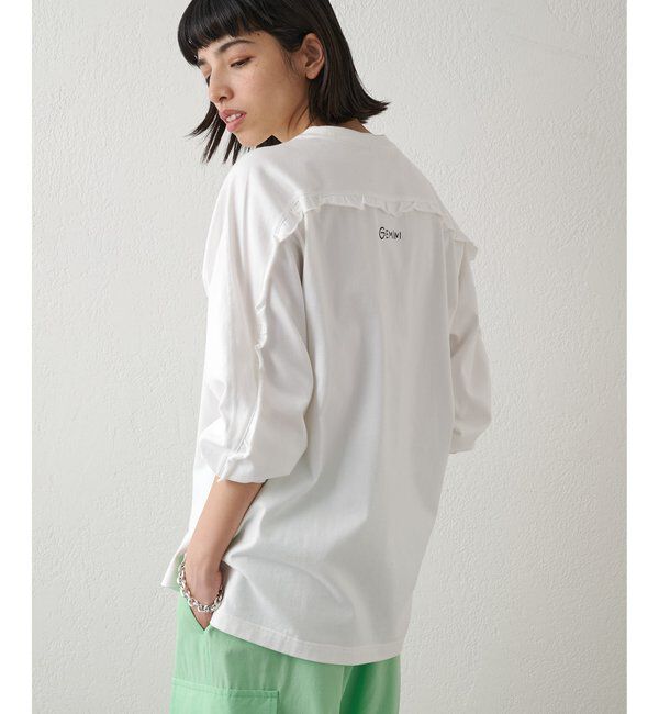 GEMINI「【GEMINI】 バックフリルカットソー」|Tシャツ・カットソー|