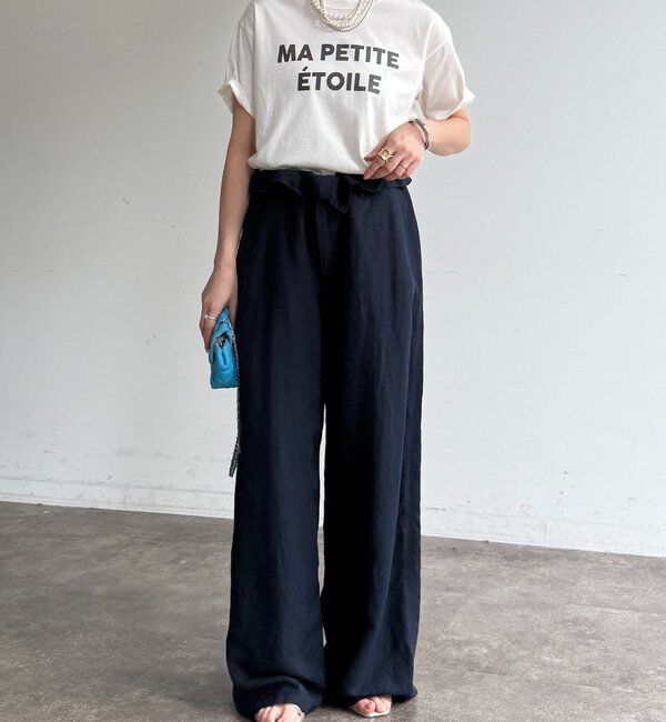  「グリッターラメロゴTEE」|Tシャツ・カットソー|