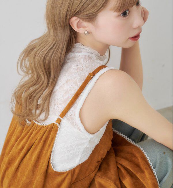  「スウェード2wayミニワンピース」|ワンピース|