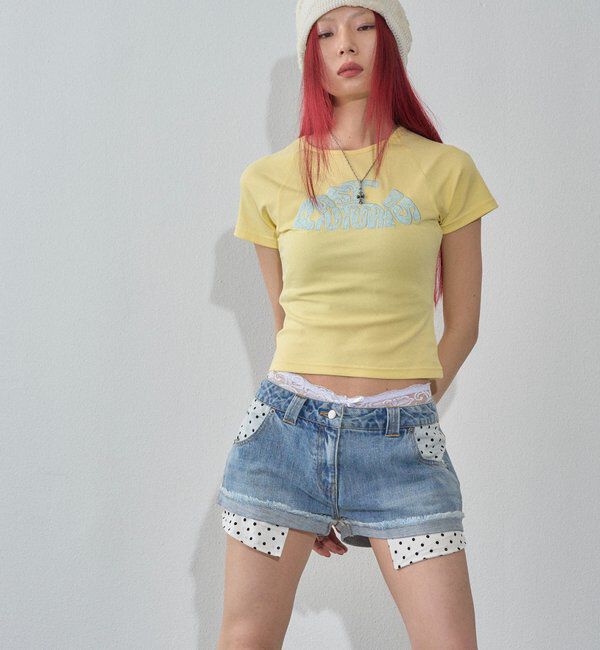  「【WEB限定カラーあり】デフォルメレースロゴチビT」|Tシャツ・カットソー|
