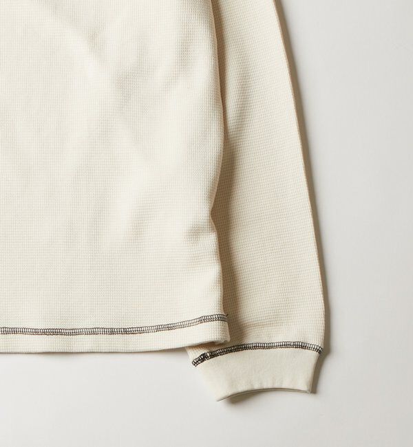  「【Sourcream】ワッフルラグラン配色ステッチL/STEE」|Tシャツ・カットソー|