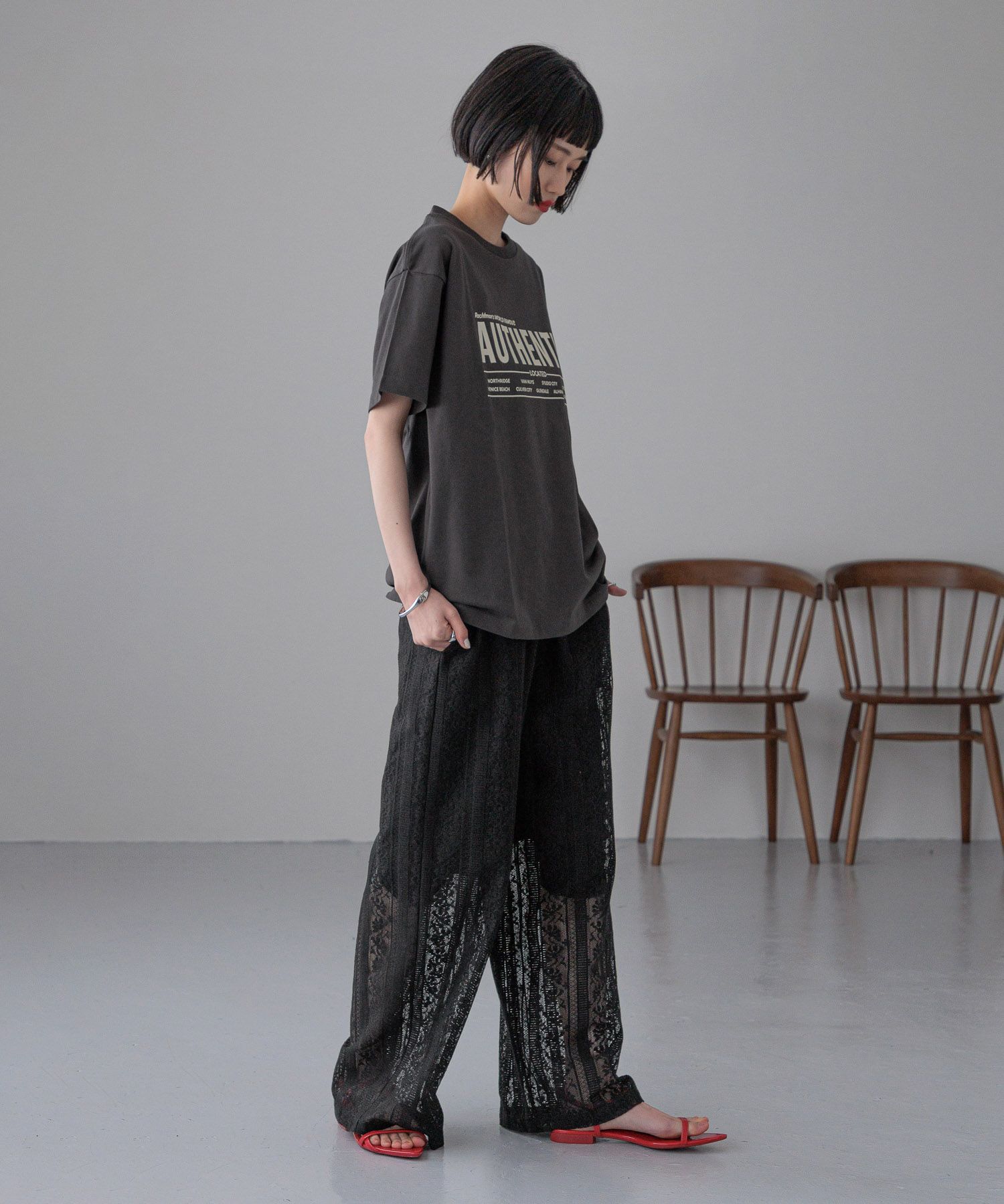 LOWRYS FARM「アソートロゴＴＥＥ」|Tシャツ・カットソー|
