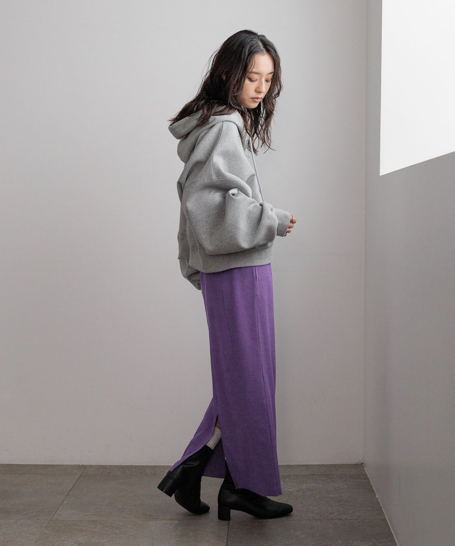 LOWRYS FARM「ZIPショートフーディー」|Tシャツ・カットソー|
