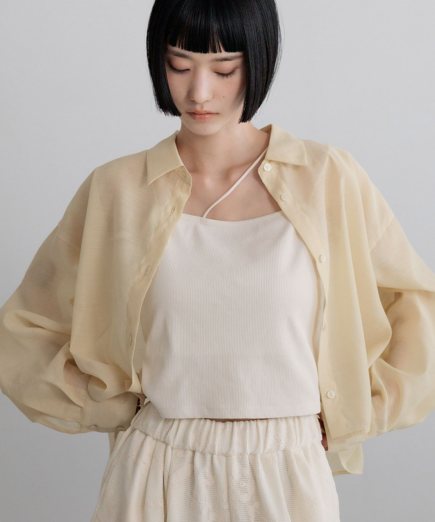 LOWRYS FARM「スタイルＵＰアシメキャミ」|Tシャツ・カットソー|