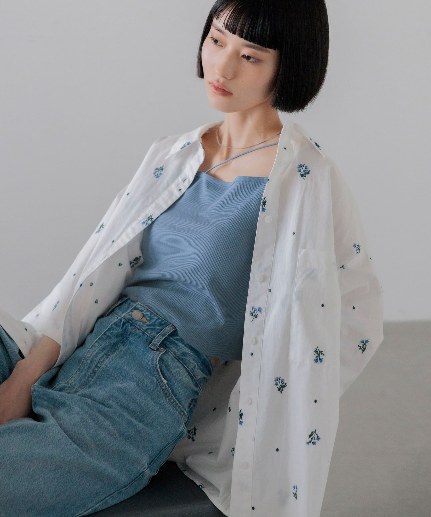 LOWRYS FARM「スタイルＵＰアシメキャミ」|Tシャツ・カットソー|