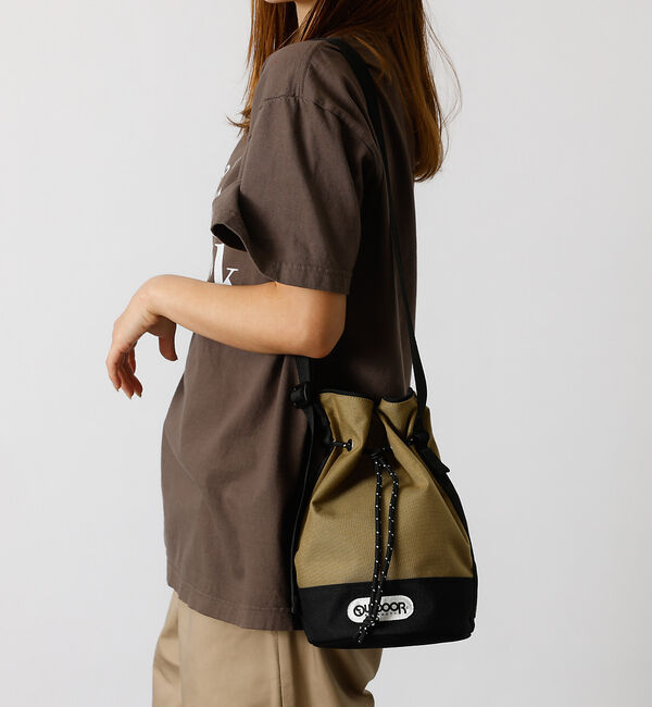 ABAHOUSE「【OUTDOOR PRODUCTS / アウトドアプロダクツ】Two Tone」|ショルダー・メッセンジャー|ベージュ