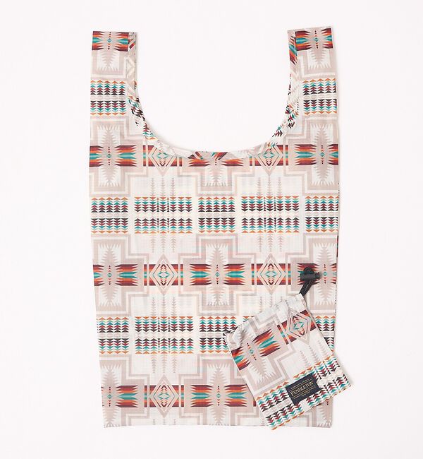 ABAHOUSE「【PENDLETON / ペンドルトン】SHOPPER With POUCH/シ」|エコバッグ|ベージュ