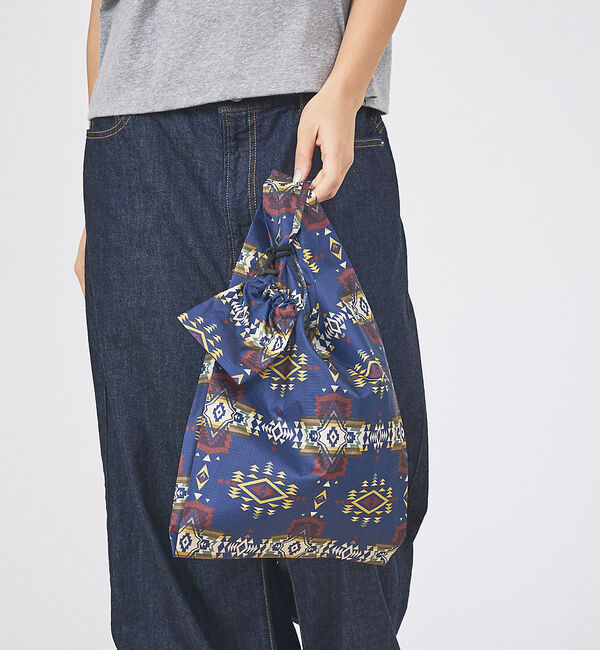 ABAHOUSE「【PENDLETON / ペンドルトン】SHOPPER With POUCH/シ」|エコバッグ|ネイビー