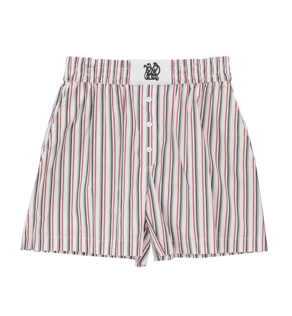 SOFFITTO「【BAUM UND PFERDGARTEN/バウムウンドヘルガーテン】Natie Striped Boxer Shorts」|その他|レッド