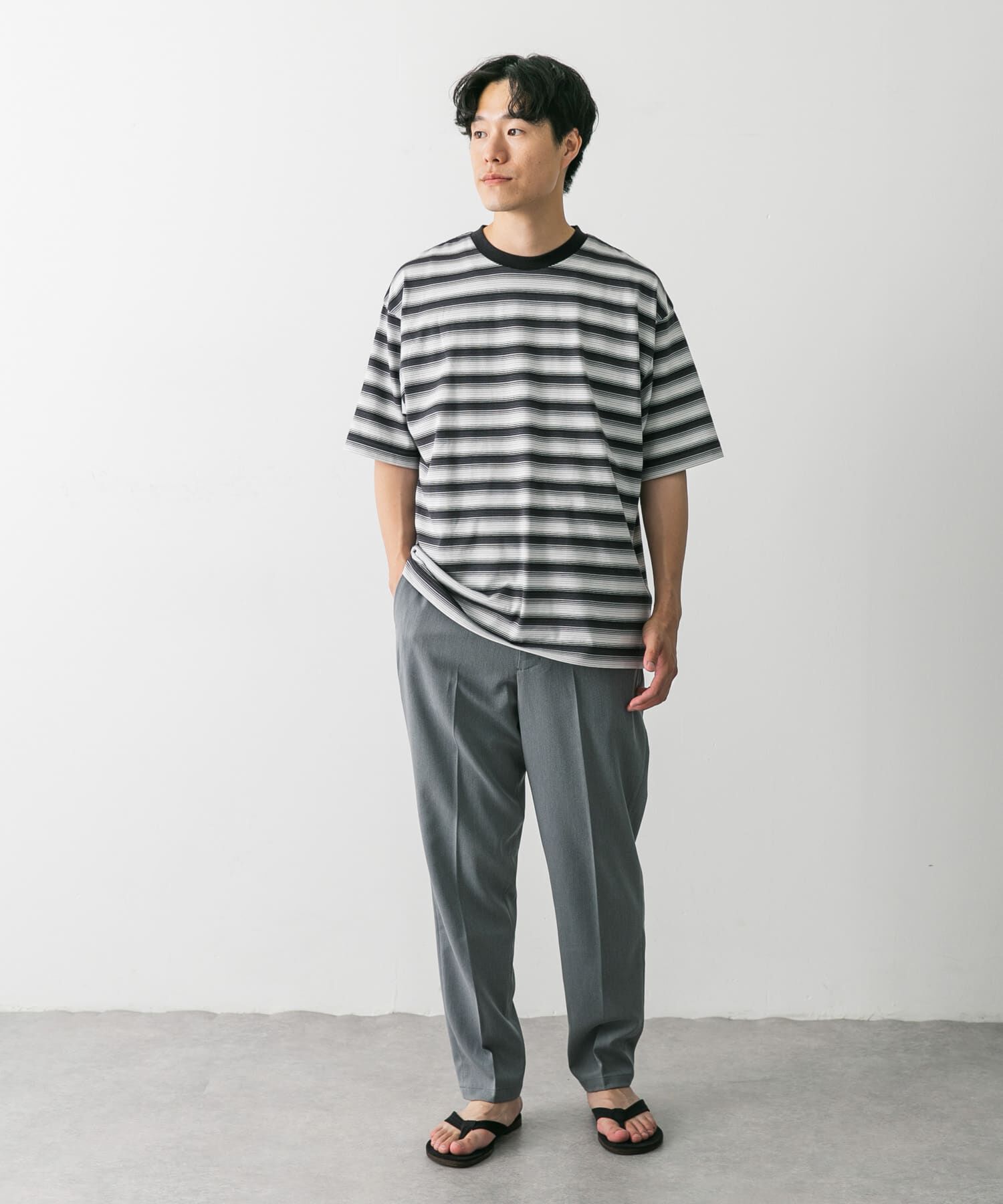 URBAN RESEARCH DOORS「TRツイルテーパードトラウザー」|その他|