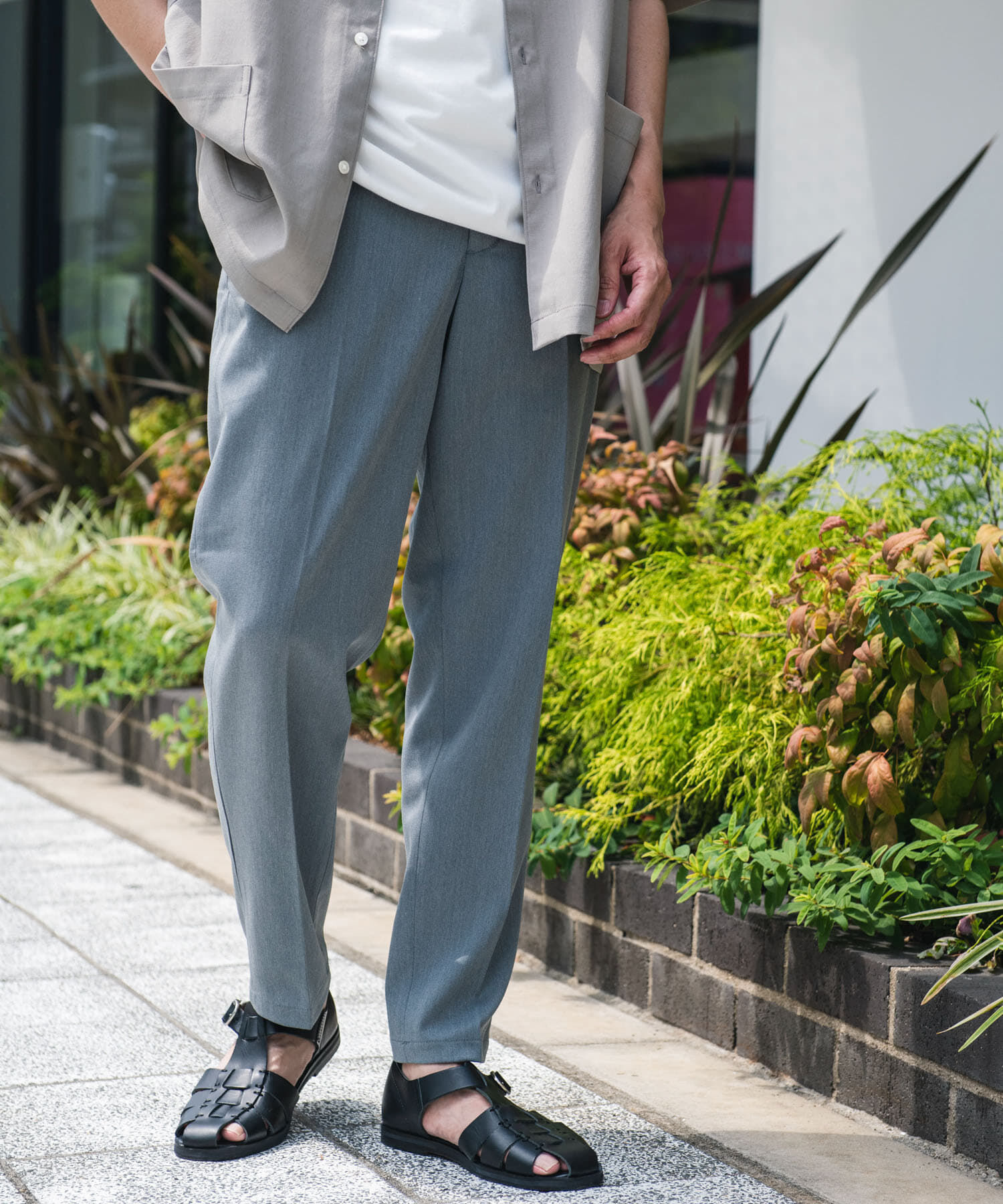 URBAN RESEARCH DOORS「TRツイルテーパードトラウザー」|その他|