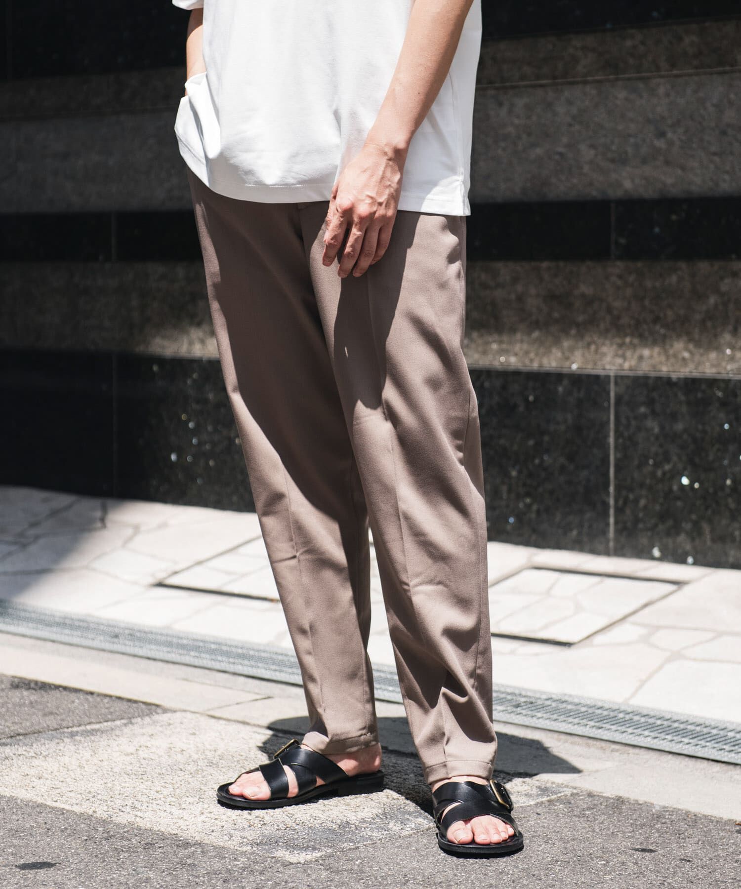 URBAN RESEARCH DOORS「TRツイルテーパードトラウザー」|その他|
