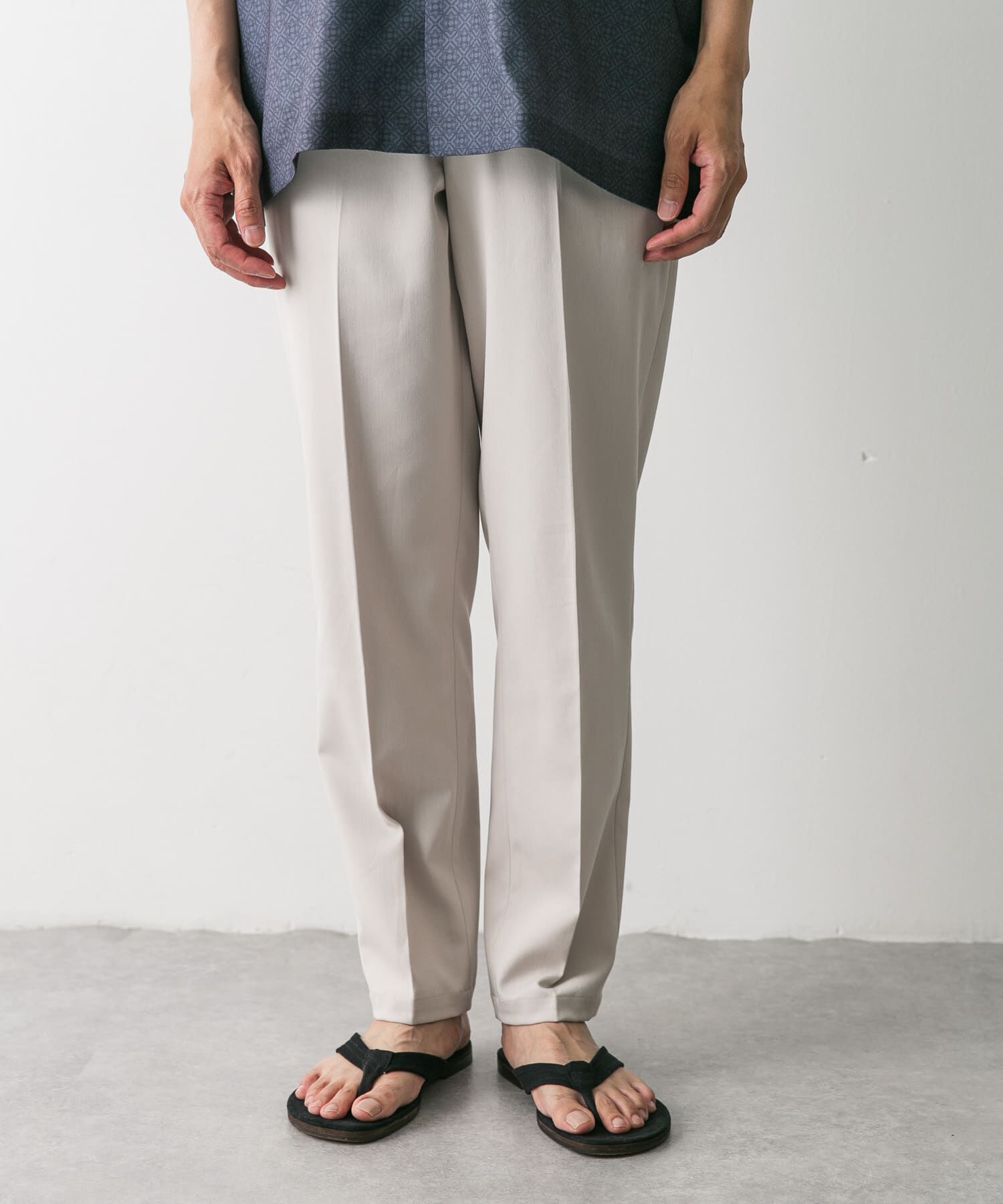URBAN RESEARCH DOORS「TRツイルテーパードトラウザー」|その他|