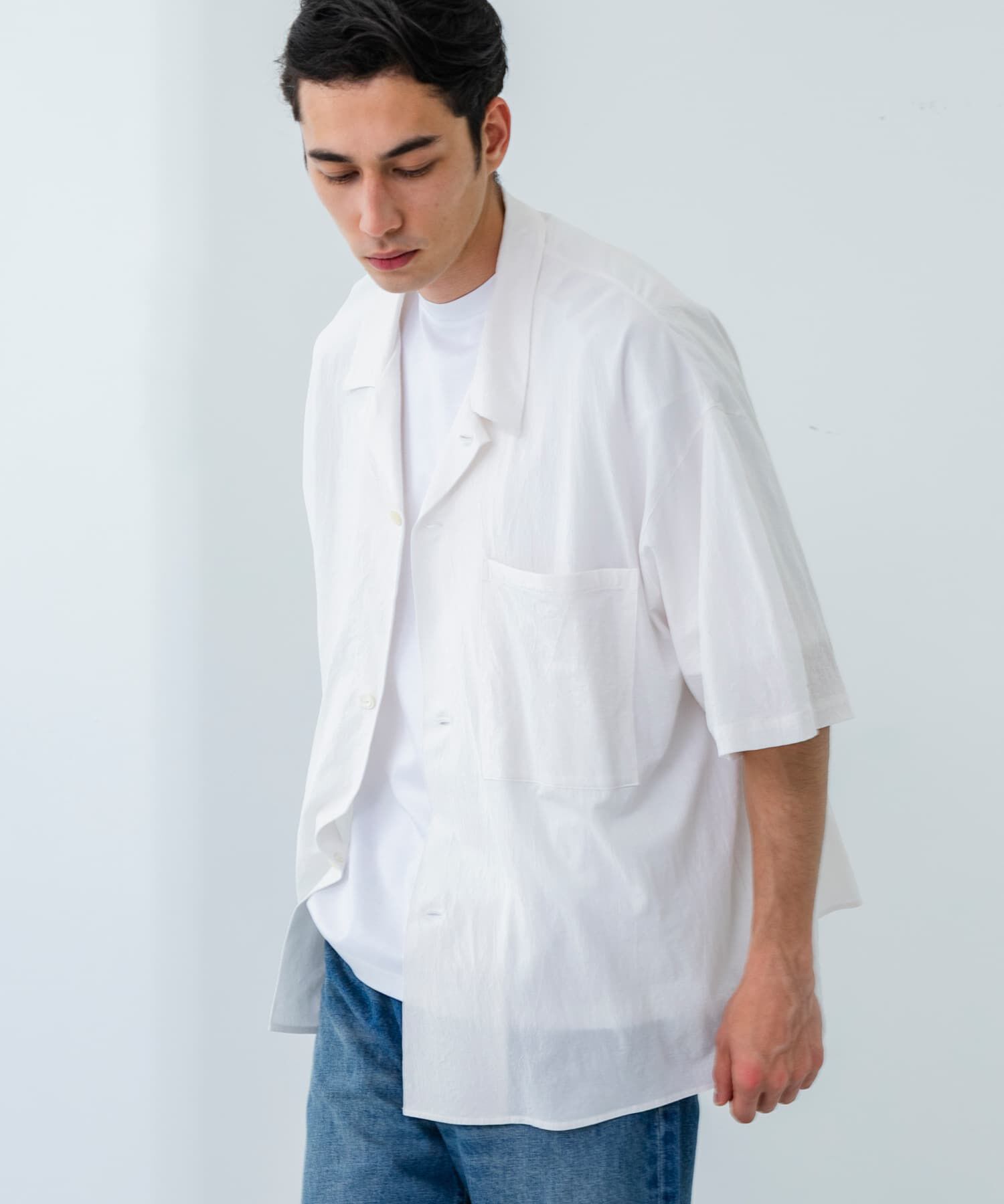 URBAN RESEARCH「GGG　Open Collar Short-Sleeve Shirts」|シャツ・ブラウス|