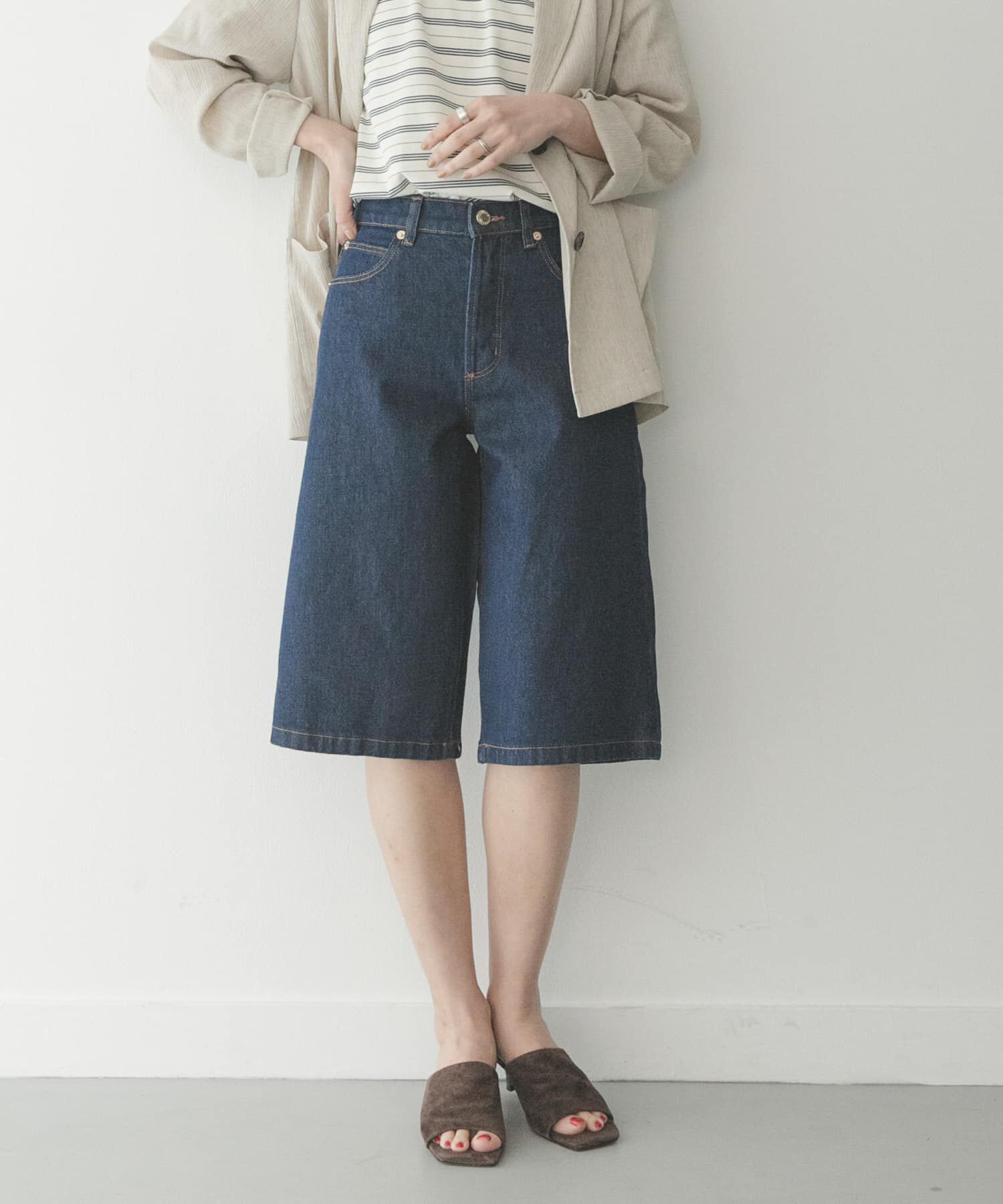 Sonny Label 「ROLLA&rsquo;S　CHARLOTTE CULOTTE」|デニム|インディゴブルー