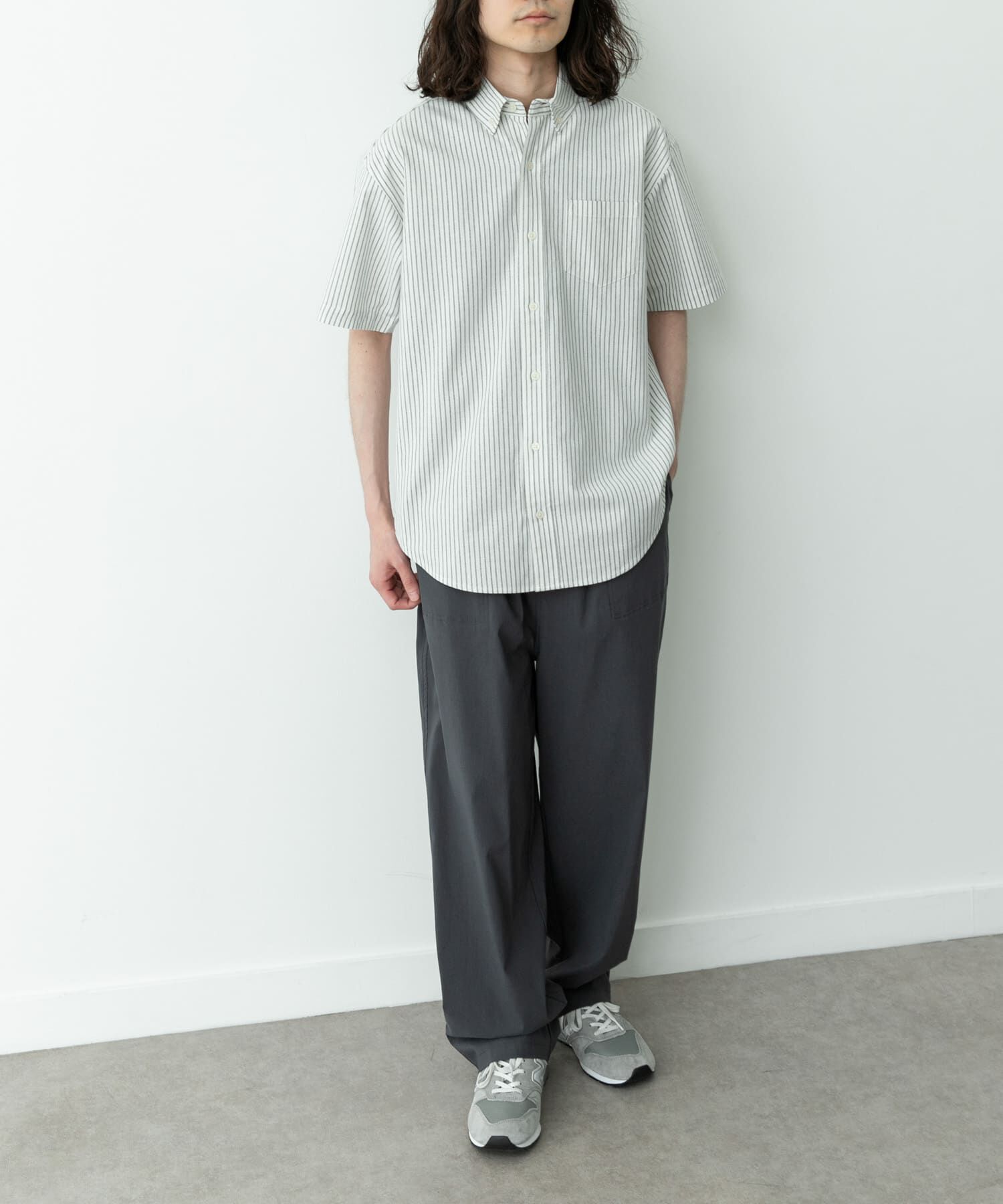 Sonny Label 「抗菌オックスボタンダウン半袖シャツ」|シャツ・ブラウス|