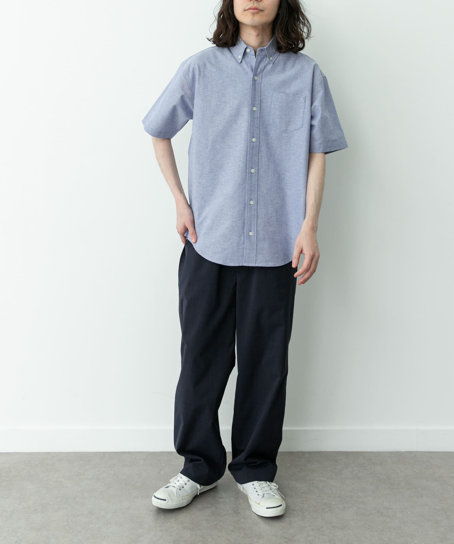 Sonny Label 「抗菌オックスボタンダウン半袖シャツ」|シャツ・ブラウス|