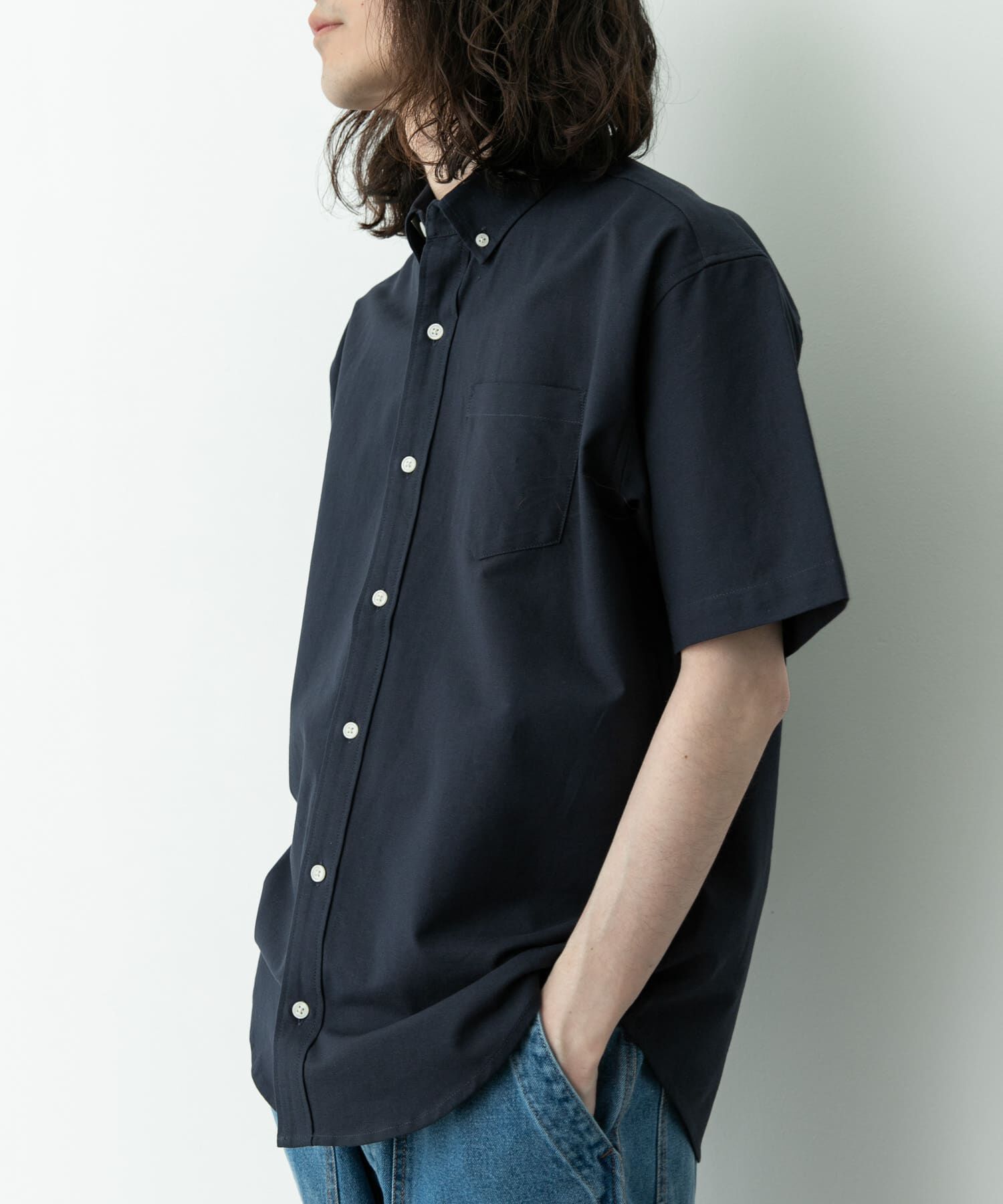Sonny Label 「抗菌オックスボタンダウン半袖シャツ」|シャツ・ブラウス|